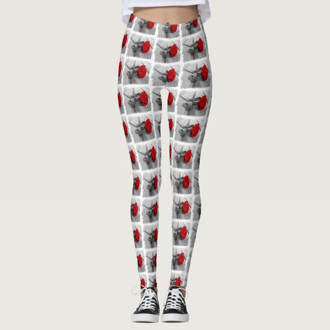 LEGGINGS LÉGUMES POUR VOTRE **L'AMOUREUX ROSE ULTIME** (Devant)