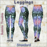 Leggings LÉGUMES - Problème de bulle - Conception abstraite<br><div class="desc">Une image artistique abstraite intitulée "Bubble Trouble" est présentée sur ces Leggings colorés. Disponible en cinq tailles pour femmes (XS, S, M, L, XL). Voir la description "A propos de ce produit" ci-dessous pour des informations générales sur le dimensionnement et le produit, L'image abstraite a été réduite en taille et...</div>
