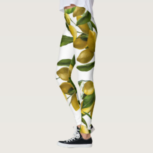 Leggings Légumineuses à citron intéressantes