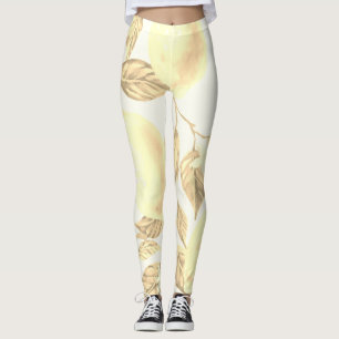 Leggings Légumineuses à citron intéressantes