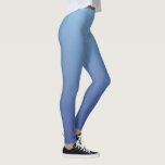 Leggings Légumineuses à dégradé bleu<br><div class="desc">Voir mon magasin pour d'autres articles avec ce design.</div>