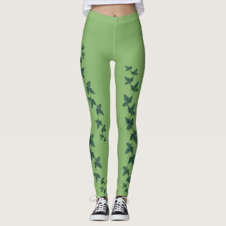 Leggings Légumineuses à feuilles d'ivoire de poison | Légum