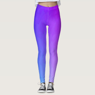 Leggings Légumineuses à flamme violette, bleue, rose