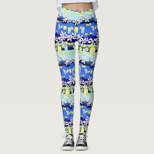 Leggings Légumineuses à fleur de citron
