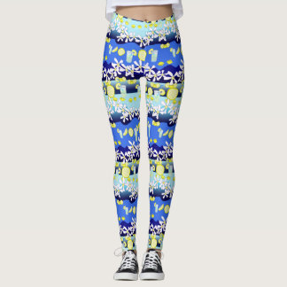 Leggings Légumineuses à fleur de citron