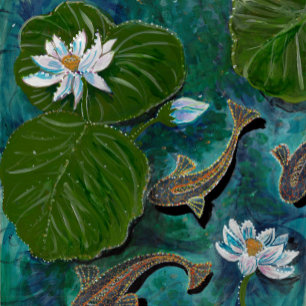 Leggings Légumineuses à fleurs de lotus