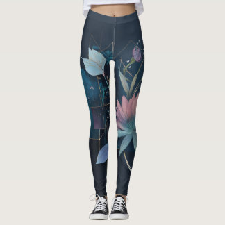Leggings légumineuses à fleurs mignonnes