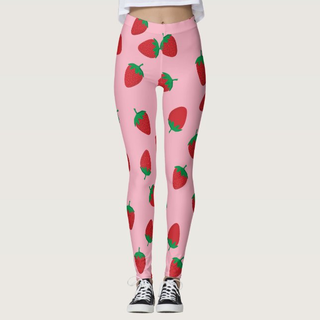 Leggings légumineuses à fraise (Devant)