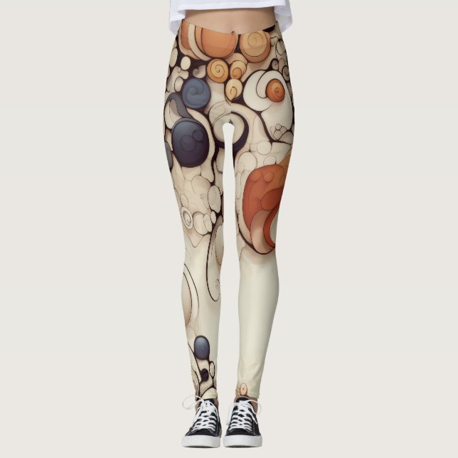 Leggings Légumineuses à Harmonie Organique (Devant)