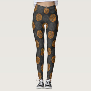 Leggings légumineuses à motifs floraux