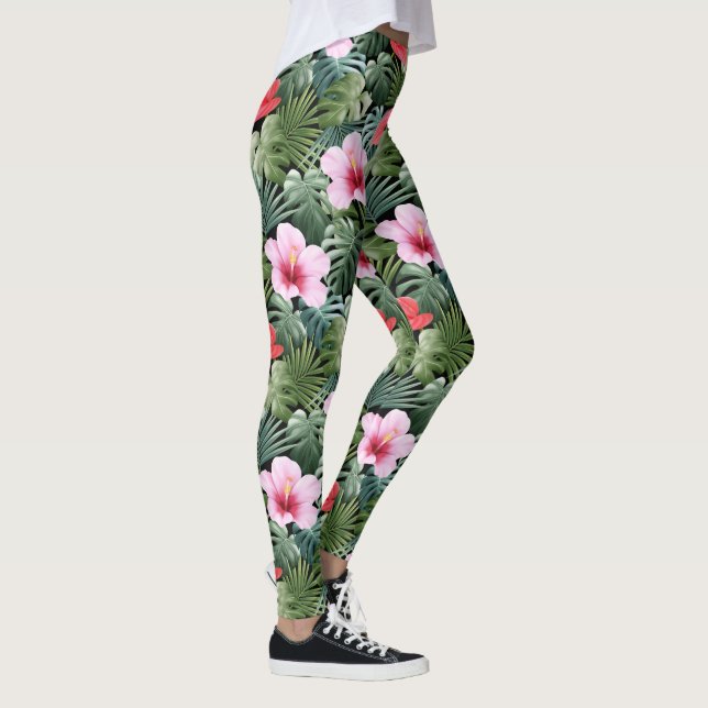 Leggings Légumineuses à motifs floraux (Droite)