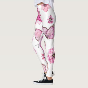 Leggings légumineuses à papillon pour femmes   motif de pap