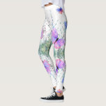 Leggings Légumineuses à papillons de printemps<br><div class="desc">Leggings Spring Joy - Papillons colorés Volant dans la nature Aquarelle Peinture Papillon et Fleurs Leggings - Choisissez / Ajoutez votre texte favori / Couleur - Faites votre cadeau unique - Redimensionnez et déplacez ou ajoutez des éléments avec l'outil de personnalisation ! - Dessin et design par MIGNED. Vous pouvez...</div>