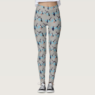 Leggings Légumineuses à pâte feuilletée (Gris)