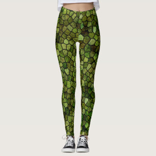 Leggings Légumineuses à peau de reptile