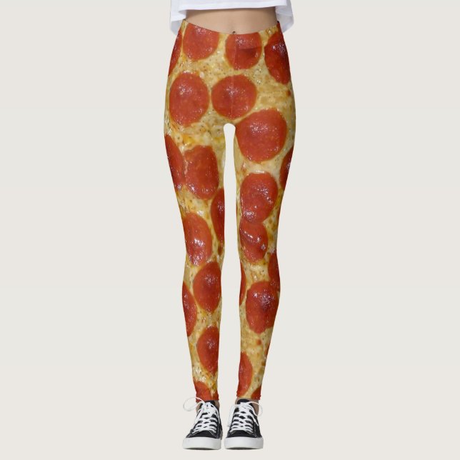 Leggings légumineuses à pizza au poivre (Devant)