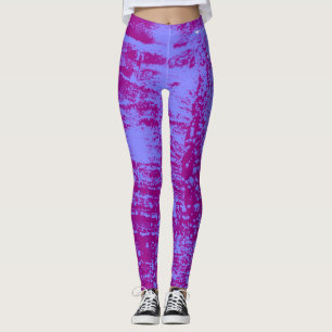 Leggings Légumineuses à texture de cire mouchetée de pru