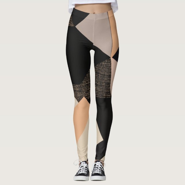 Leggings légumineuses avec biscuits cholate couleurs (Devant)