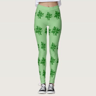 Leggings Légumineuses - Branches vertes Holly