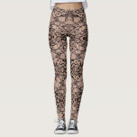 Leggings Légumineuses de dentelle noire Faux avec fleurs<br><div class="desc">Faux Fleurs Black Lace Fishnet Romantique Elégant Feuille Modern Fun Cadeau - Choisissez / ajoutez votre couleur arrière - plan préférée. Vous pouvez également ajouter votre texte / nom. Redimensionner et déplacer ou supprimer / ajouter élément - image / texte avec outil de personnalisation. Conception par MIGNED. S'il vous plaît...</div>