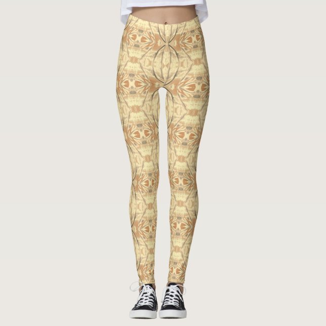 Leggings Légumineuses de moutarde et de miel (Devant)
