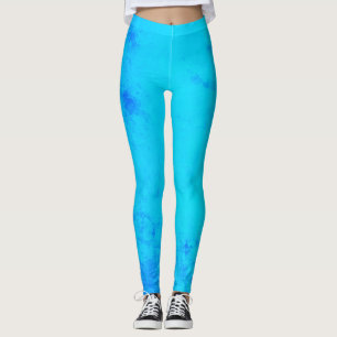 Leggings Légumineuses de rêve aquamarines