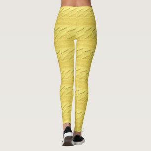 Leggings Légumineuses de veines d'or