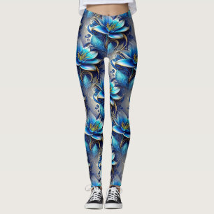 Leggings Légumineuses de yoga Mardi Gras Femme Fleur de lys