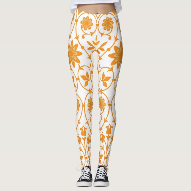 Leggings Légumineuses florales (Devant)