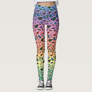 Leggings Légumineuses Flutterbies (Arc-en-ciel)