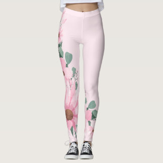 Leggings Légumineuses lavande rose rose