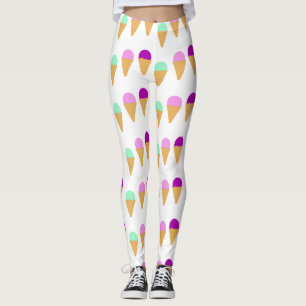 Leggings Légumineuses Motifs à la crème glacée