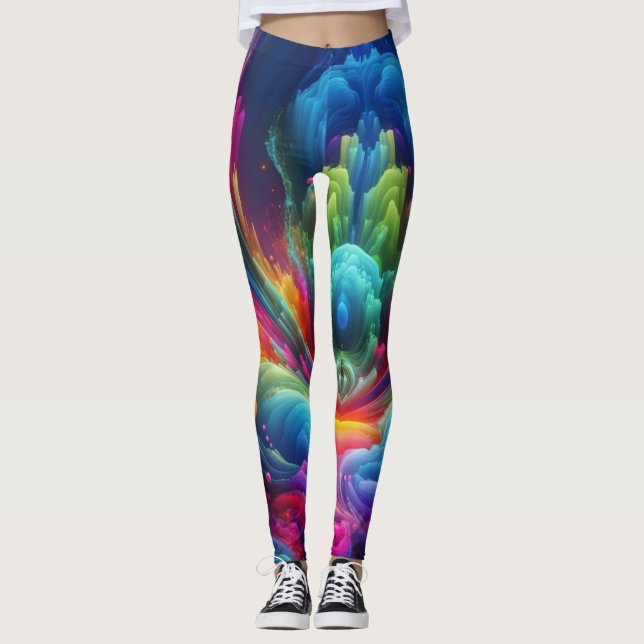 Leggings Légumineuses multicolores (Devant)