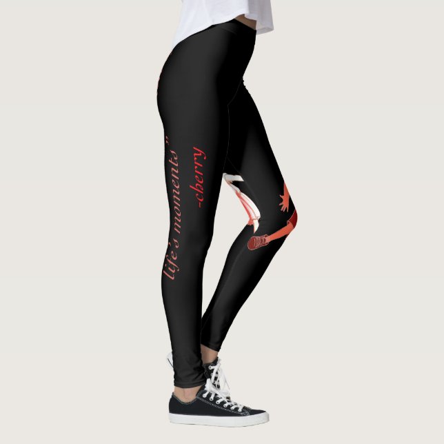 Leggings Légumineuses sur mesure inspirées de la crème glac (Droite)