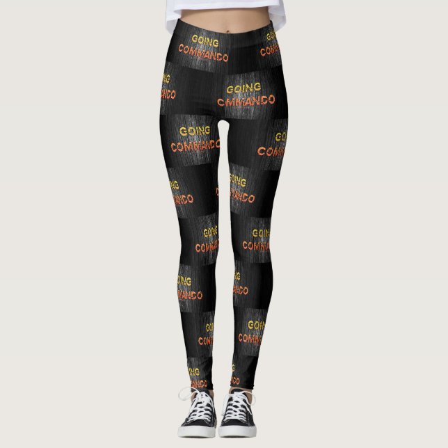 Leggings L'énergie brute de SlipperyJoe's allant commando d (Devant)
