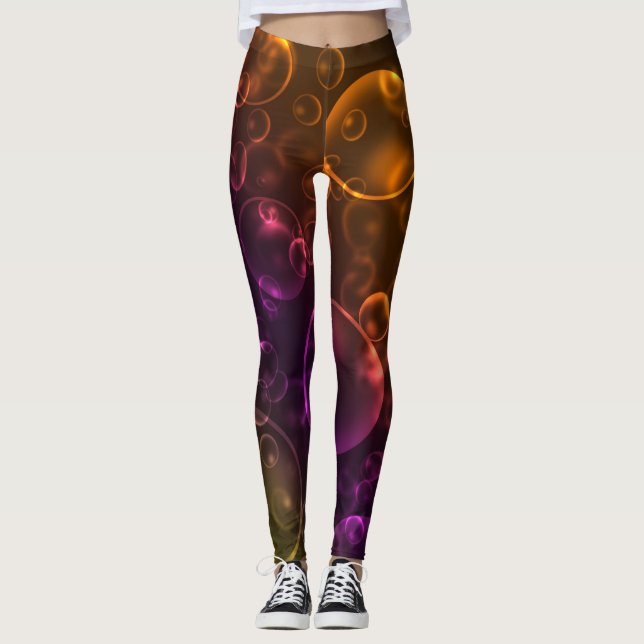 Leggings Lentilles multicolores (Devant)