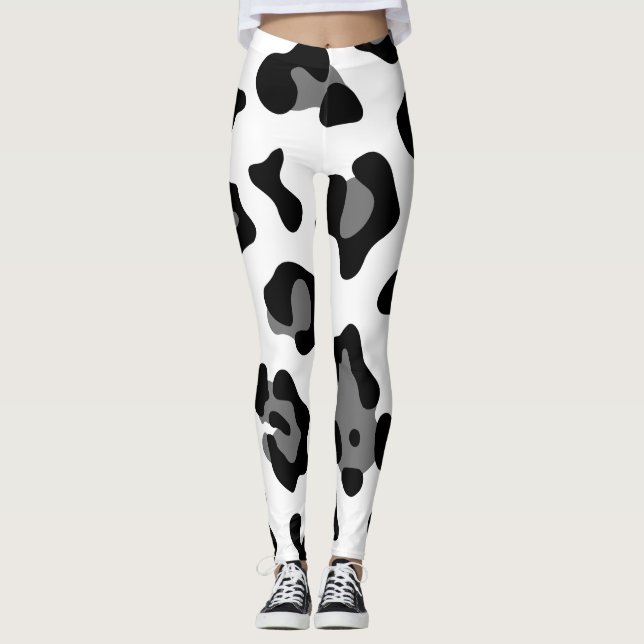 Leggings léopard des neiges (Devant)