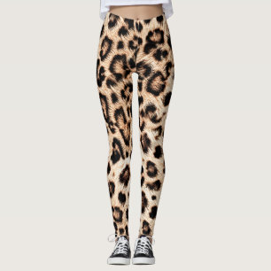 Leggings Leopard Design Motif : Wild Elegance.