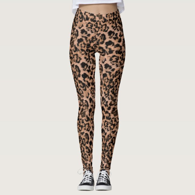 Leggings Leopard - imprimé tacheté animal (Devant)
