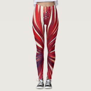 Leggings Les 250 ans d'Amérique 1776-2026 Feux d'artifice R