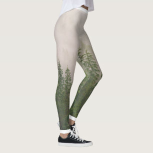 Leggings Les arbres de la forêt de Foggy