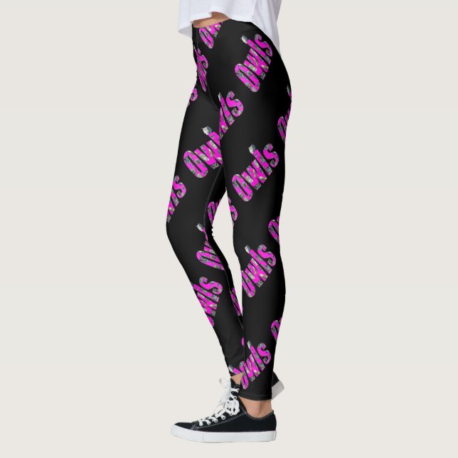 Leggings Les Chouettes, C'Est Le Mot, (Gauche)