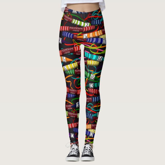 Leggings Les crayons d'Inzanesane (Devant)