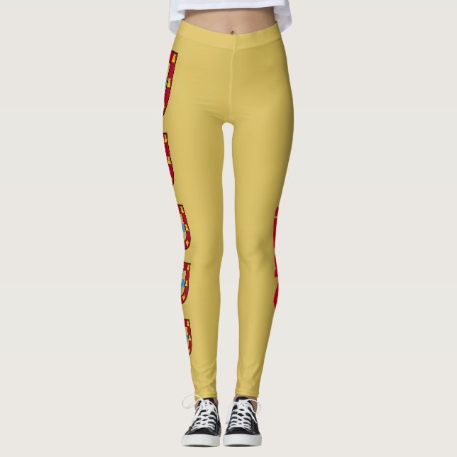Leggings Les dames du Crest du Portugal (Devant)