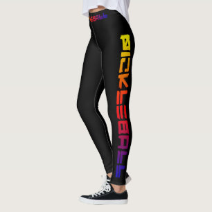 Leggings 🏓 les deux côtés Pickleball noir2