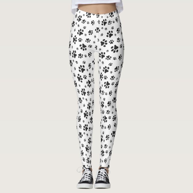 Leggings Les empreintes de votre animal favori (Devant)