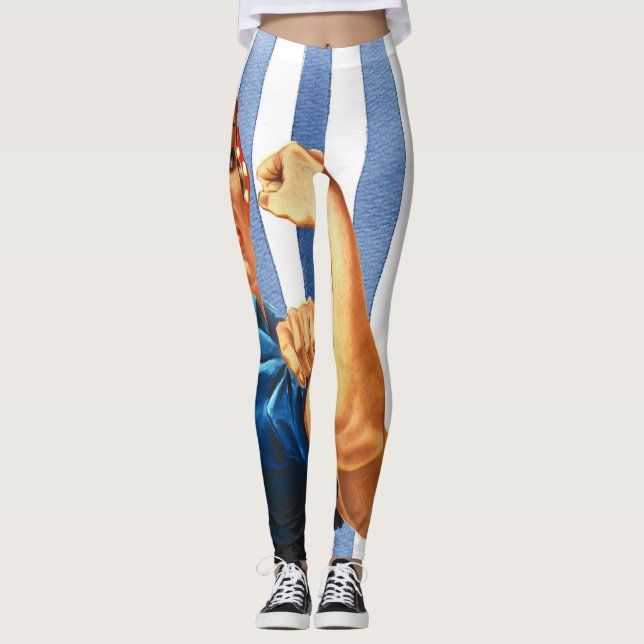 Leggings Les femmes donnent du pouvoir aux jambes des femme (Devant)