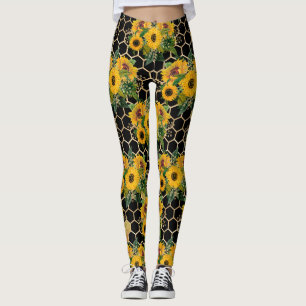 Leggings Les Fleurs De Soleil Se Transforment Naturellement