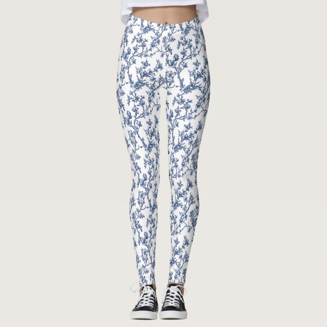 Leggings Les Fleurs Fleurissent Pour Leur Propre Joie (Devant)