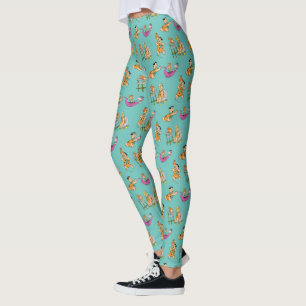 Leggings Les Flintstones Fred et Flintstone de cailloux